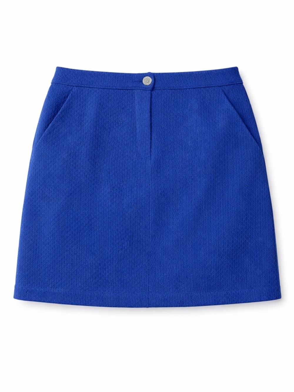 Banana Republic Royal Blue Textured Skirt